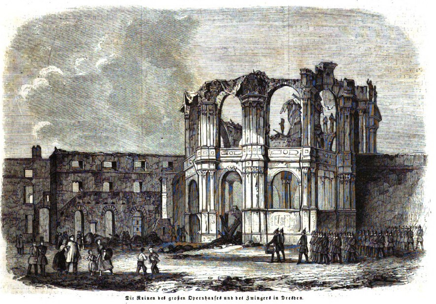 1849 Zwinger in Dresden 1849 Zwinger in Dresden