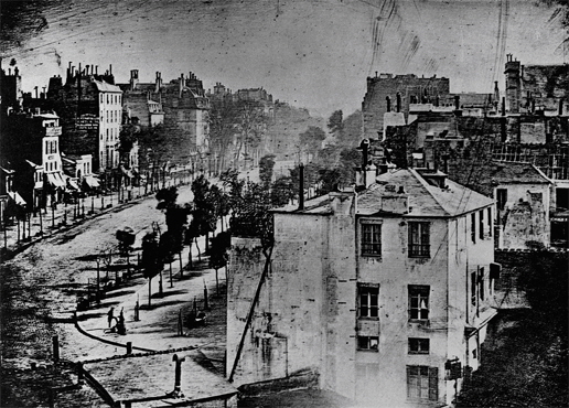 Boulevard du temple 1838 Boulevard du temple 1838