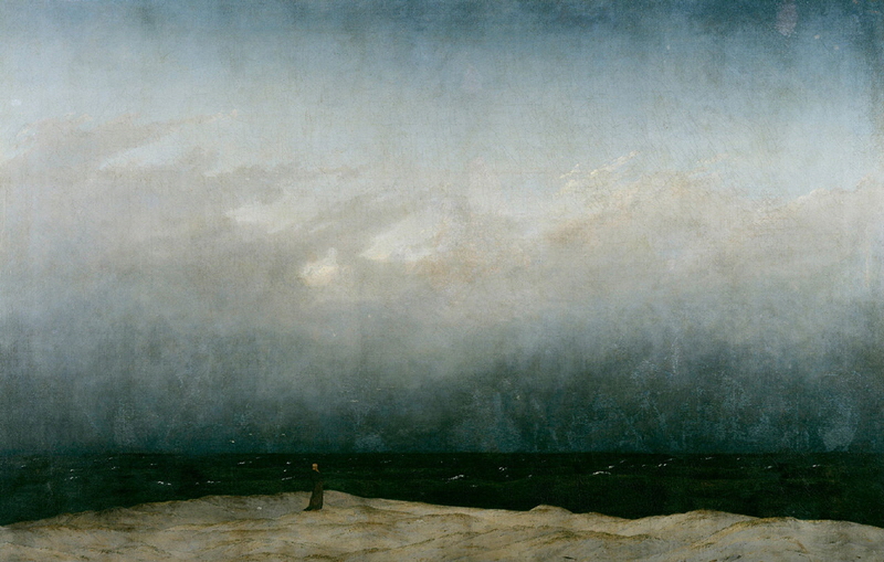 Caspar David Friedrichs Gemlde Der Mnch am Meer 1808